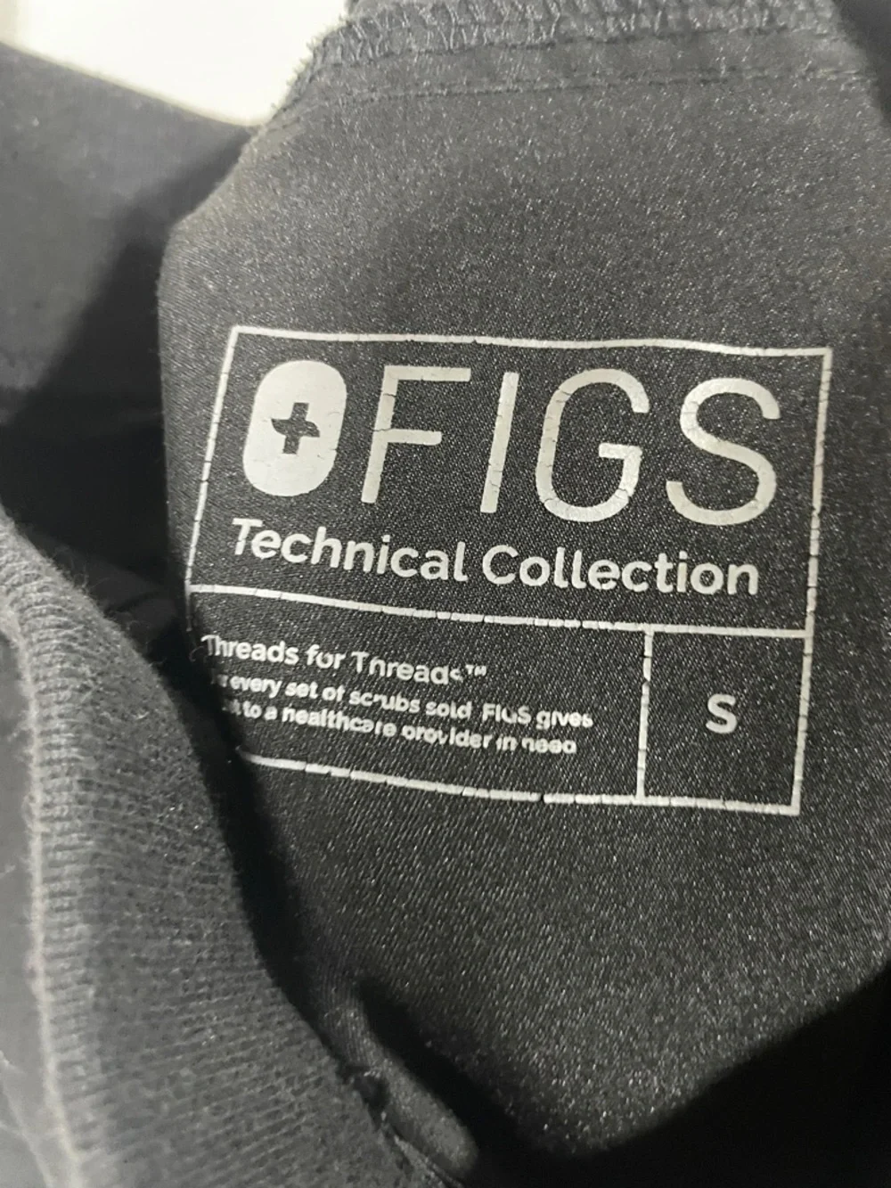 Figs technical collection Men's Black Cargo Jogger Pants with Drawstring Waist